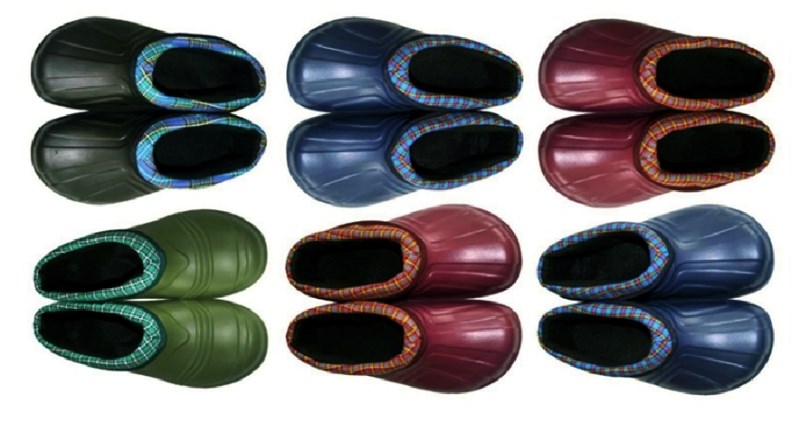 Галоши ЭВА цветные,утеплённые - Цветные ,легкие,универсальные галоши. Предназначены для использования в приусадебном хозяйстве. Комфортная носка до минус 5 градусов.