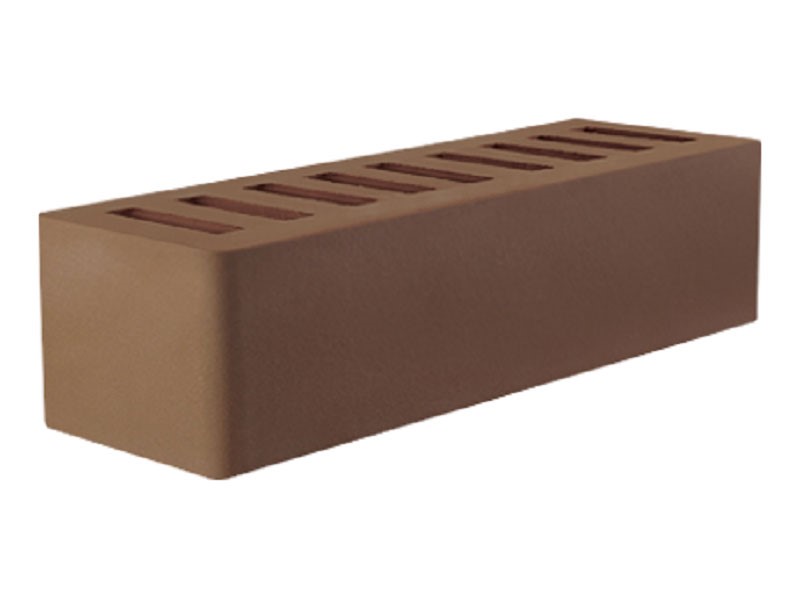 Кирпич облицовочный коричневый Евро - Кирпич облицовочный шоколадного цвета, евроформат (0,7 NF) производства ООО 