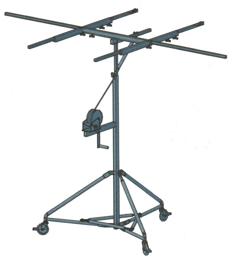 Подъемник для гипсокартонных листов DLT Panel Lifter 490 (подъемник ГКЛ) до 4.7 метра