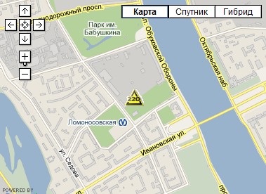 Санкт-Петербург, Бабушкина улица. Схема проезда к магазину