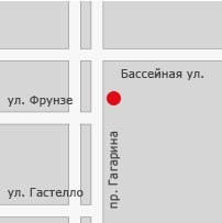 Санкт-Петербург, Гагарина проспект. Схема проезда к магазину