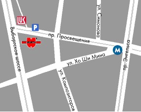 Санкт-Петербург, Варшавская улица. Схема проезда к магазину