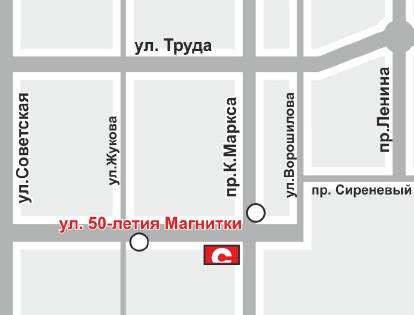Магнитогорск, Ленина проспект, ТЦ Европейский. Схема проезда к магазину
