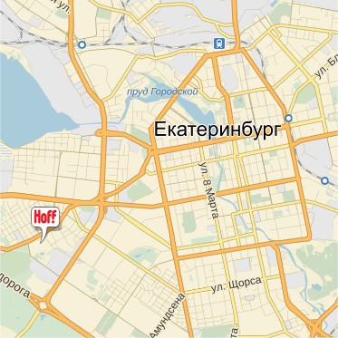 Екатеринбург, Репина улица. Схема проезда к магазину